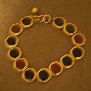 Elegant Gold and Necklace